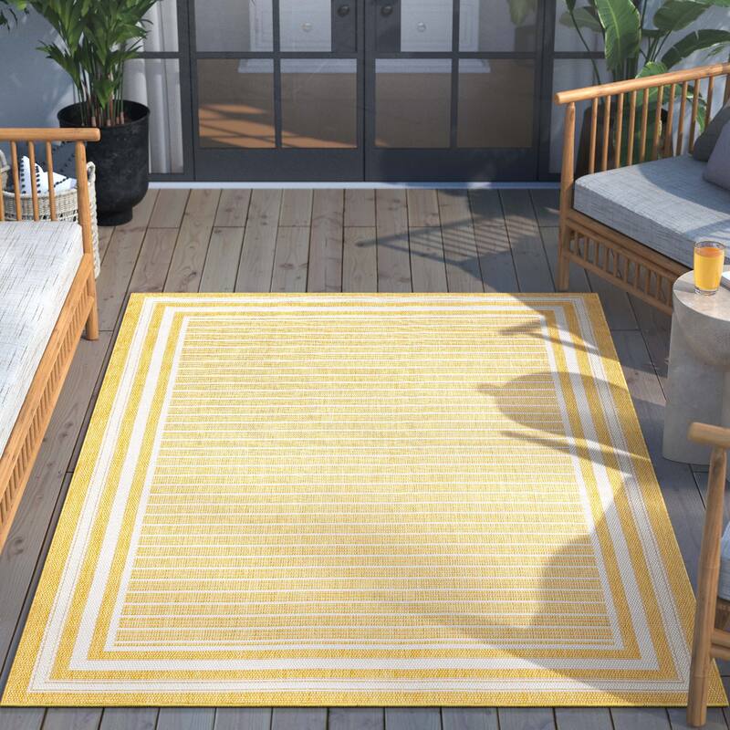 Well Woven Fallon Frankie Stripes Indoor Outdoor Area Rug