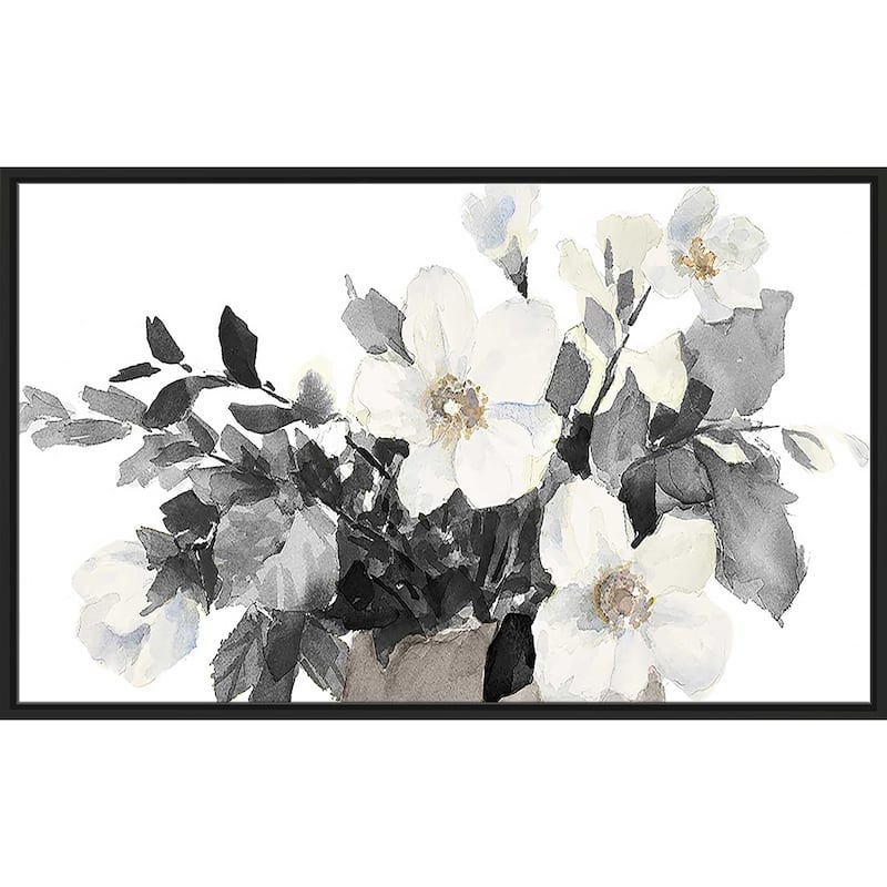 "Neutral Anemones" Print on Floating Canvas