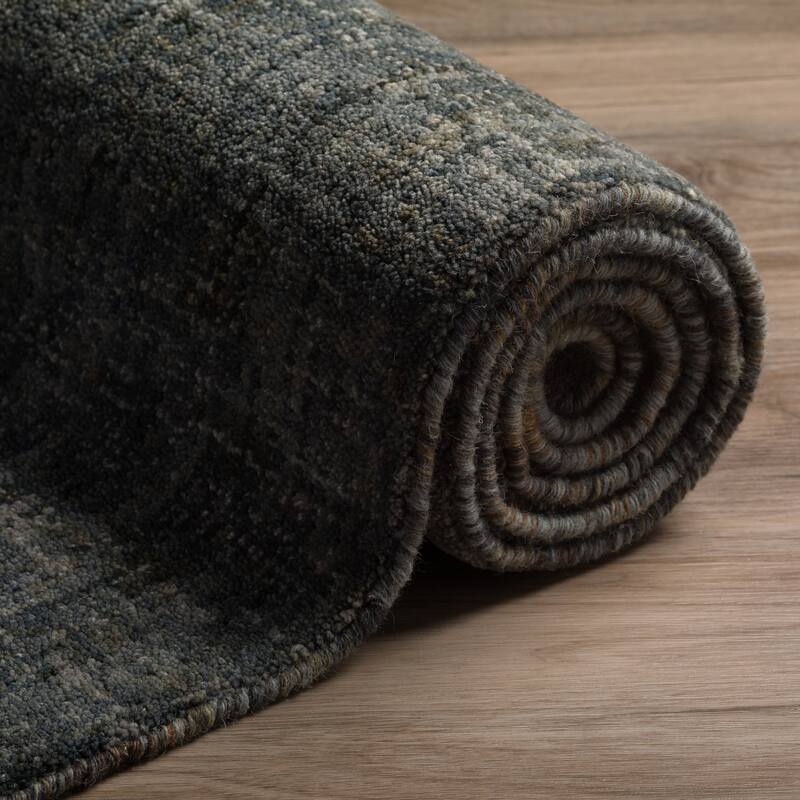 Addison Eastman Variegated Solid Wool Area Rug