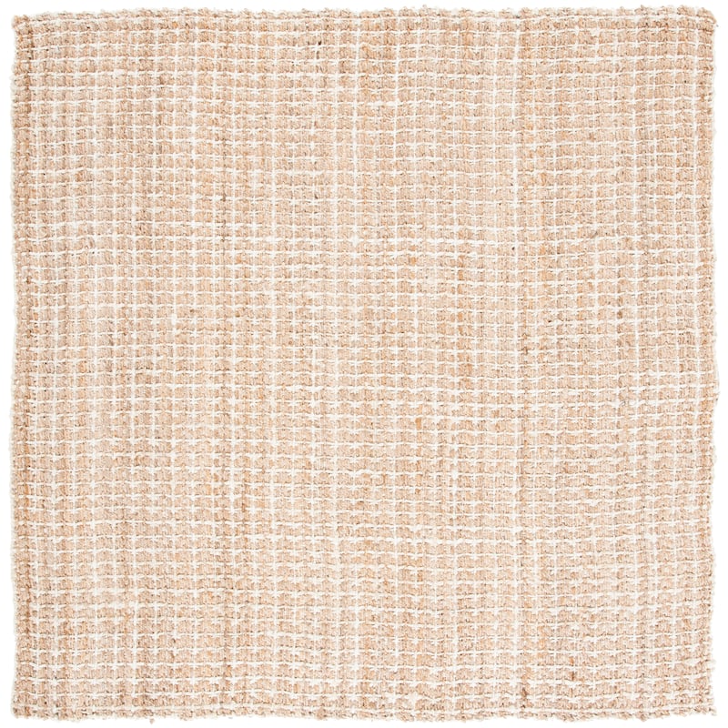 SAFAVIEH Handmade Natural Fiber Joseline Jute Rug - 7' Square - Natural