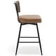 preview thumbnail 71 of 136, 26"/29" Faux Leather Swivel Counter/Bar Stools Set of 2/3