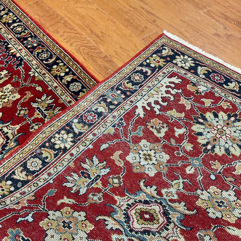 HERAT ORIENTAL Hand-knotted Indo 2'7 x 10'2 Serapi Wool Runner - 2'7" x 10'2"