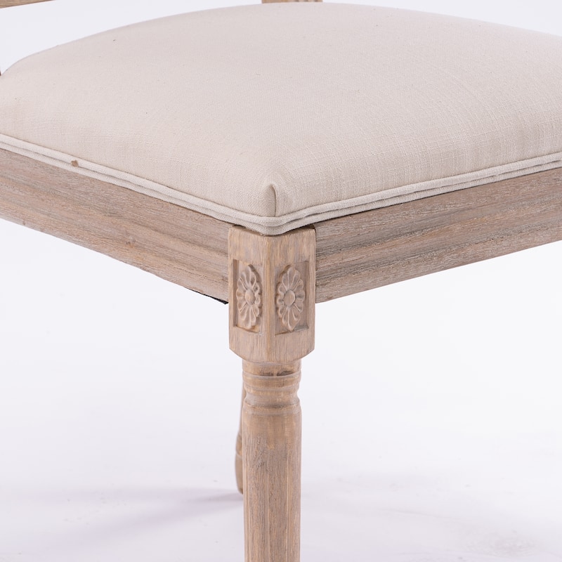 Modern Set of 2 Square Back Dining Chair