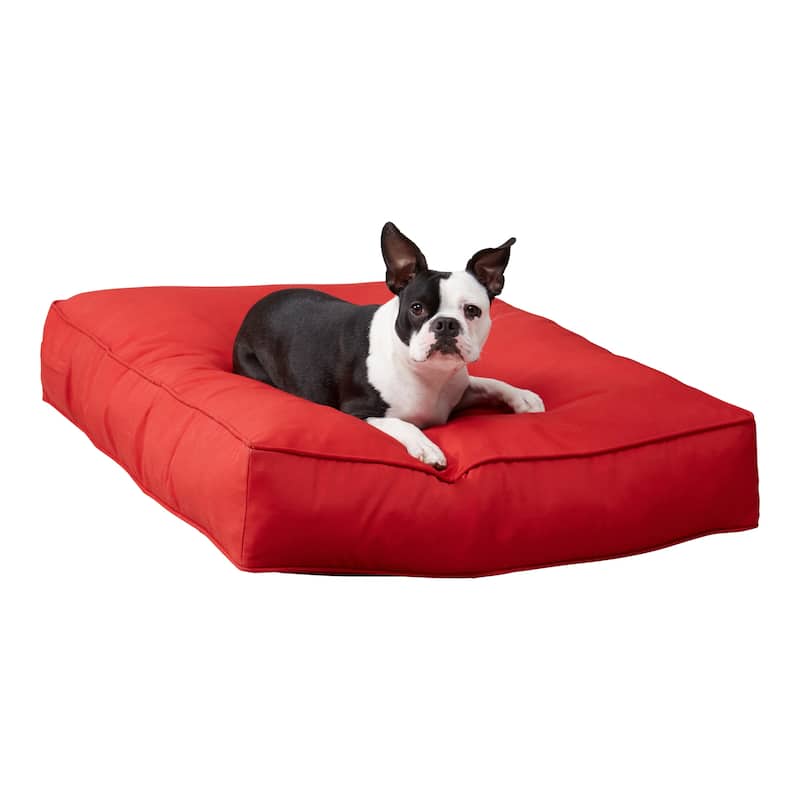 Happy Hounds Casey Rectangle Indoor/Outdoor Dog Bed - Medium (42"x30") - Salsa