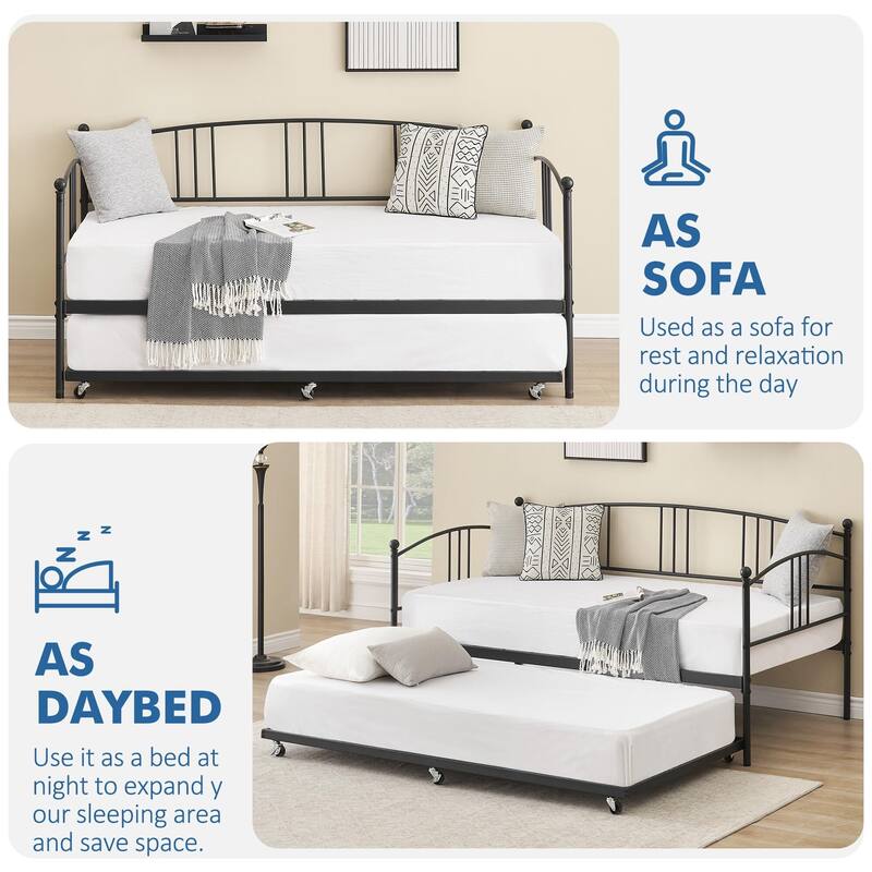 Twin Daybed with Trundle