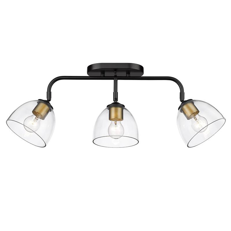 Roxie 3 Light Semi-Flush