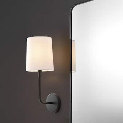 SAFAVIEH Lighting Engracia Wall Sconce (Set of 2) - 7" W x 8" D x 18" H - Oil Rubbed Bronze - 7Wx8Dx18H