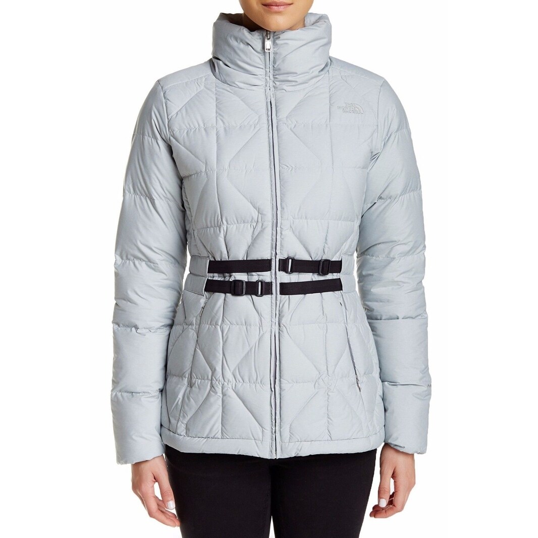 north face silver puffer jacket