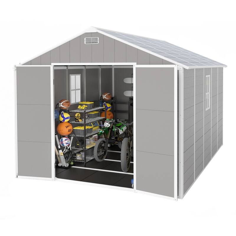 7.5x10.3FT Outdoor Resin Storage Shed