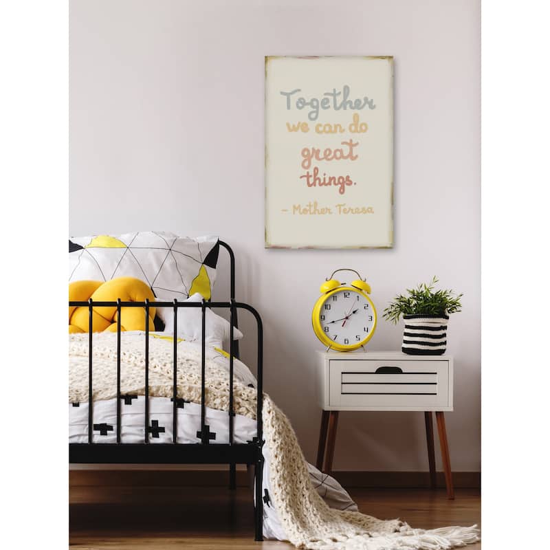 'We Can Do Great Things' Painting Print on Wrapped Canvas