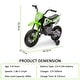 preview thumbnail 6 of 18, 12V Kids Dirt Bike,Electric Ride on Motorcycle with Training Wheels,Spring Suspension & Music, Electric Dirt Bike Ride on Toys