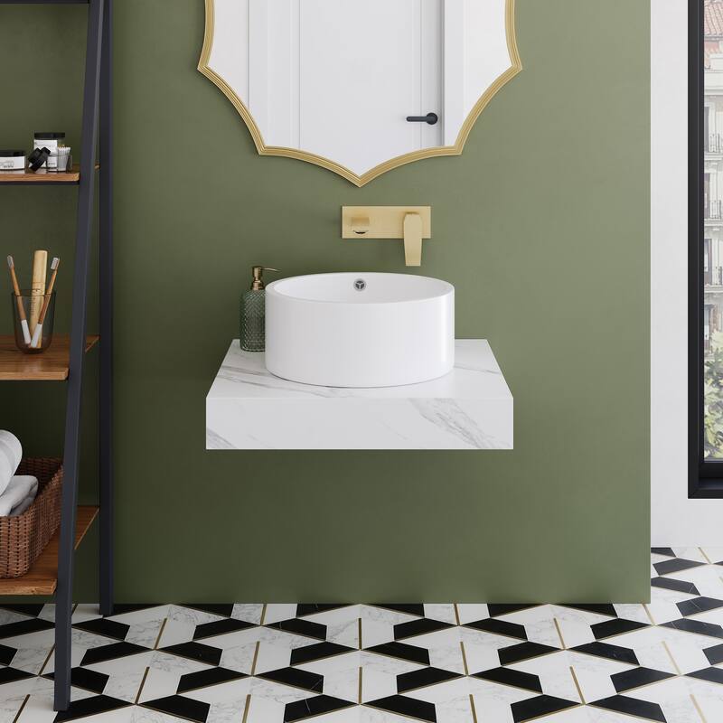 Swiss Madison SM-WSM600-SH Monaco 24" Stone Composite Vanity Top