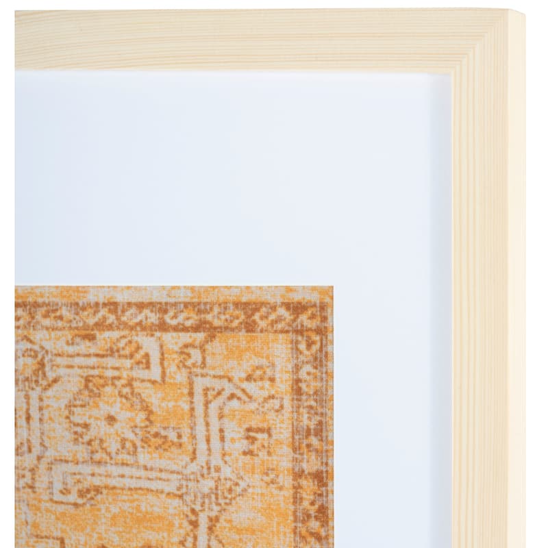 SAFAVIEH Cirina 25-inch Gold Framed Textile Wall Art