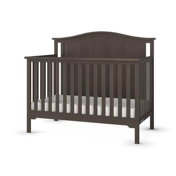 slide 2 of 8, Forever Eclectic Hampton Arch Top 4-in-1 Convertible Crib Dapper Gray