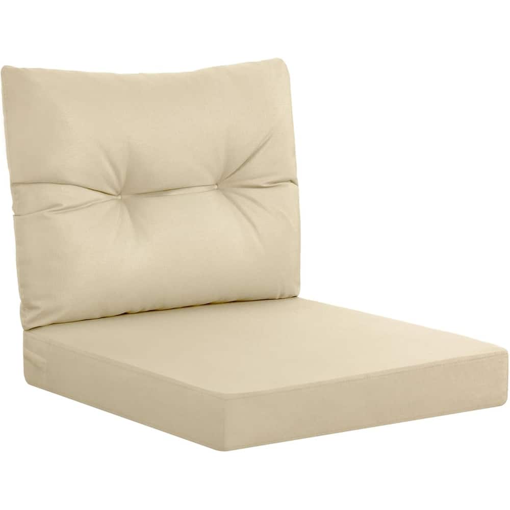 WINSOON 24x24 Inch Outdoor Deep Seat Cushion Set,Waterproof and Resistant