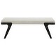 preview thumbnail 1 of 4, Uttermost 23758 Hover 53" Wide Bench Black / White
