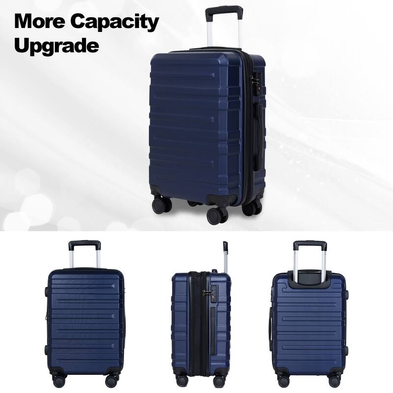 luggage sets 3 piece,carry-on luggage with wheels,check in luggage,28/24/20 inch luggage,tsa approved lock,hardshell suitcase