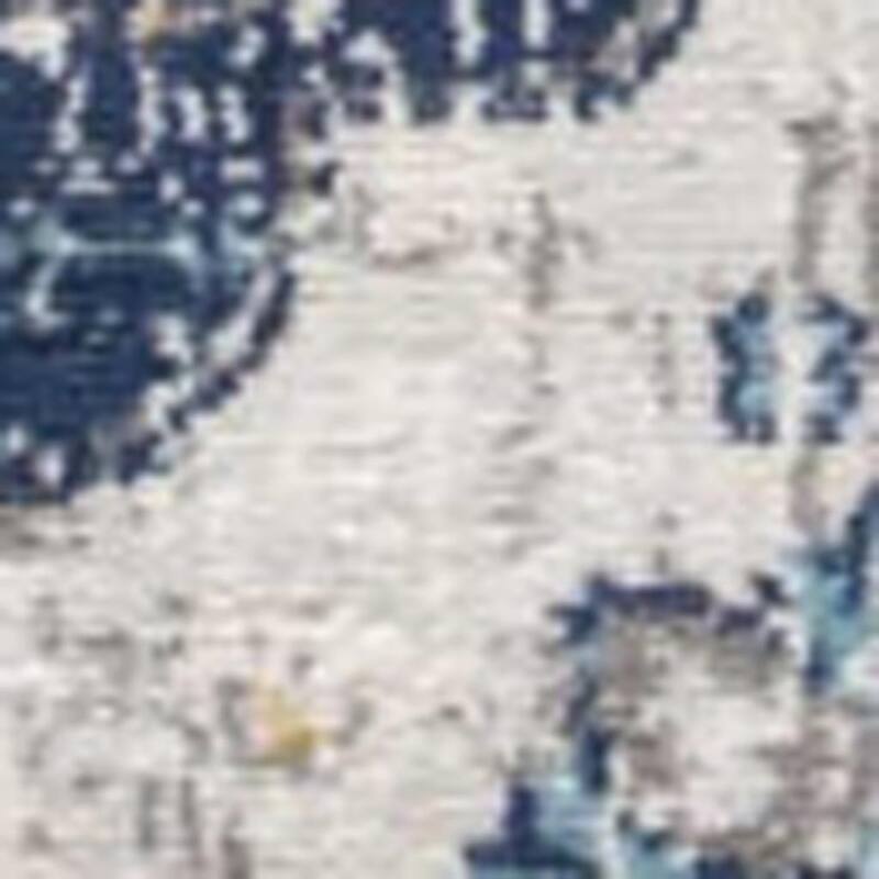 HomeRoots Abstract Modern Runner Area Rug