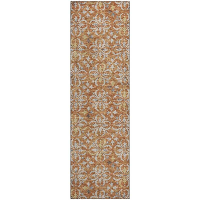 Premium Washable Super Soft Transitional Medallions Mayfield Rug