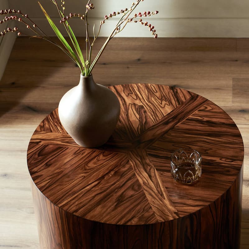 Jeremy End Table-Natural Morado Veneer