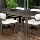 preview thumbnail 10 of 10, Uttermost Polanco Outdoor Aluminum Dining Table