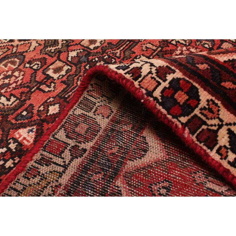 ECARPETGALLERY Hand-knotted Andelz Red Wool Rug - 3'2 x 10'1