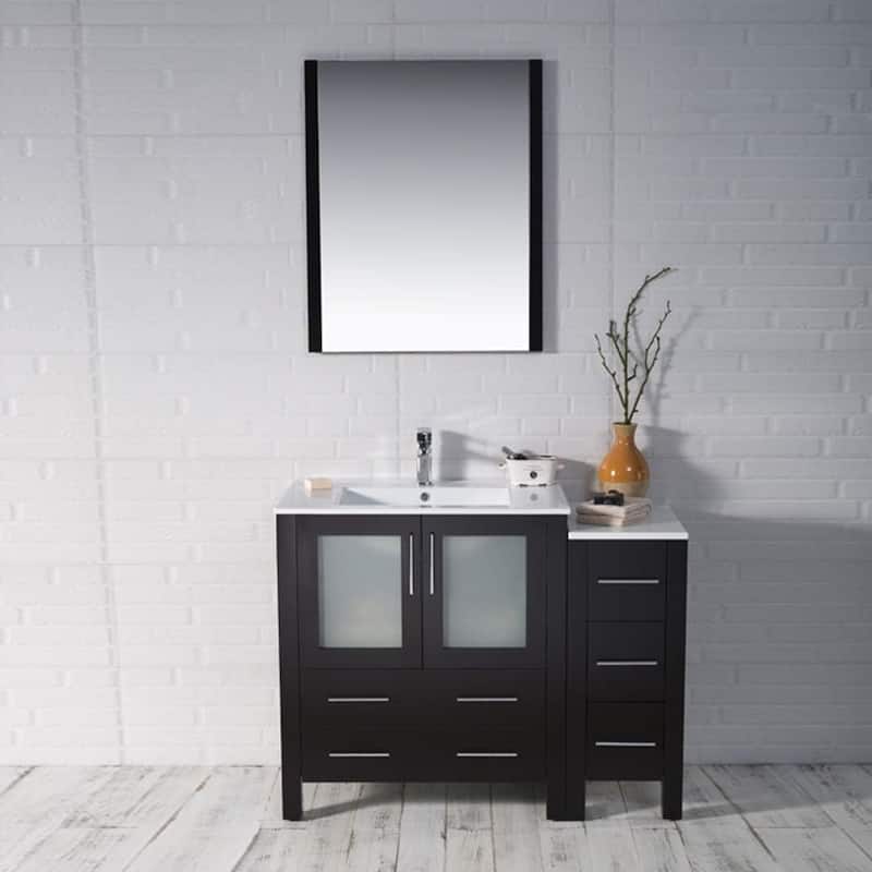 Blossom Sydney 42 Inch Solid Wood Bathroom Vanity with Sink & Cabinet