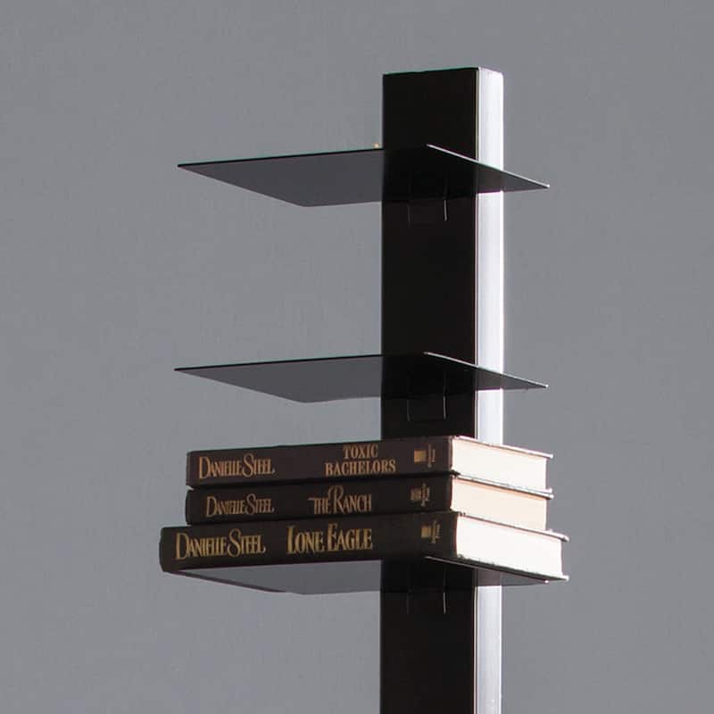 SEI Furniture Denargo Black Spine Bookshelf