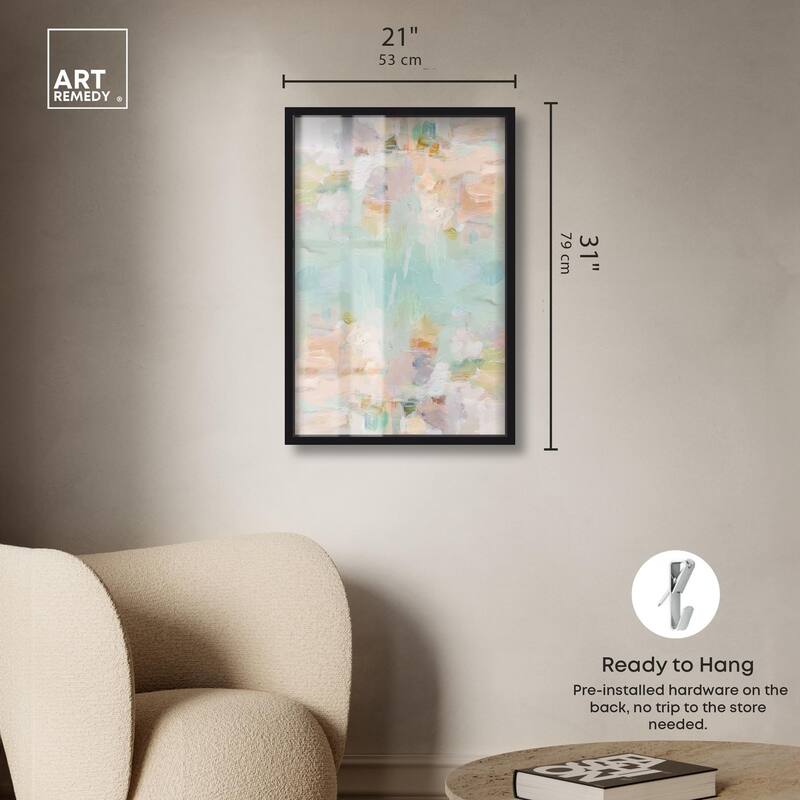 Expressive Swirls Shadowbox by Art Remedy