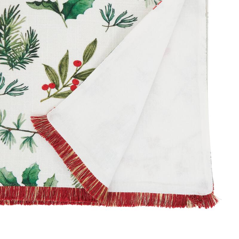 Holly Branch Table Runner - 13"x72"