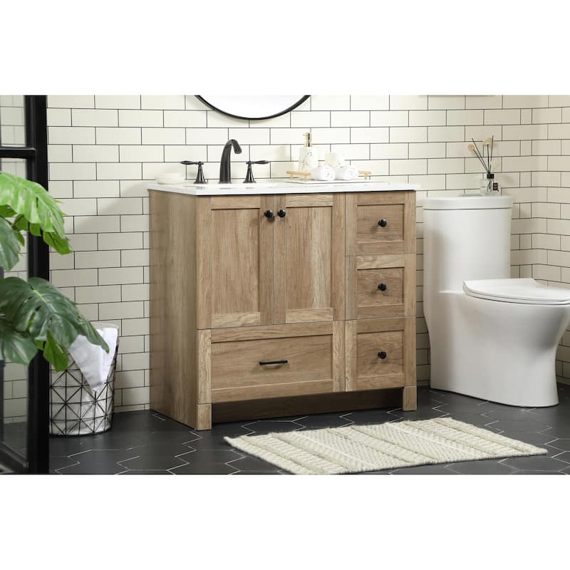 Fresco 32 - 42 Inch Single Bathroom Vanity
