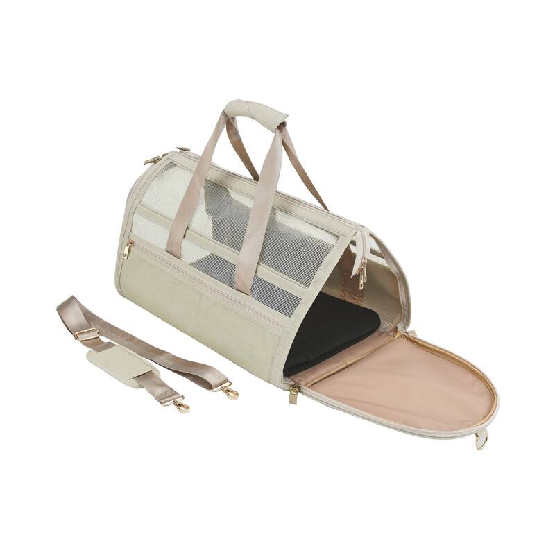 Scout 19'' Dog & Cat Carrier Bag Beige - 19