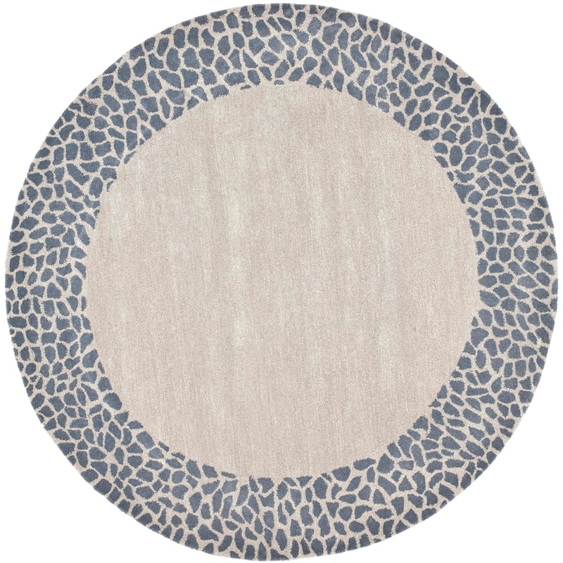 SAFAVIEH Handmade Soho Giselle Border N.Z. Wool Rug