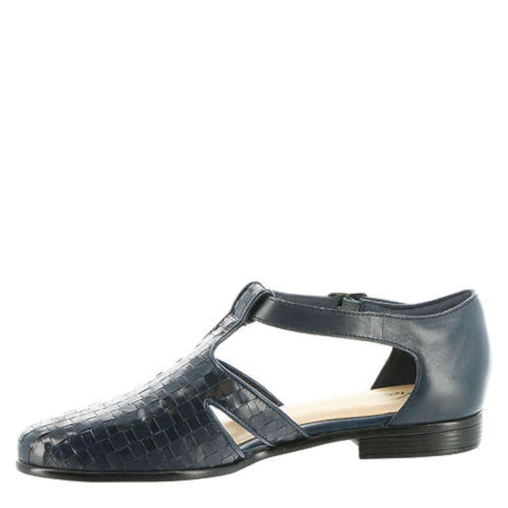 ankle strap leather loafers