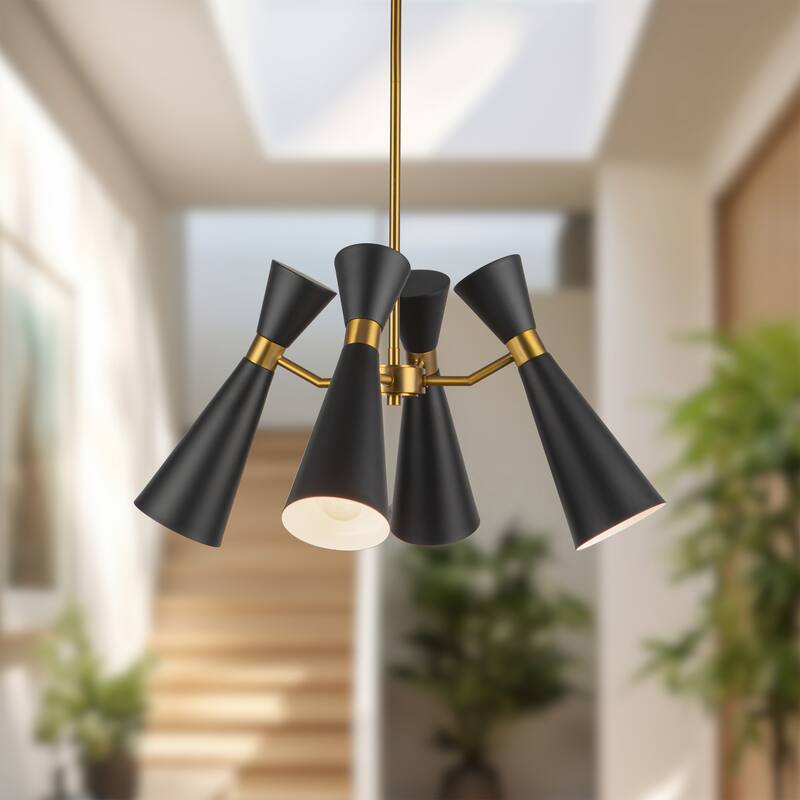 Alora Lighting CH574424 Blake 4 Light 24" Wide Chandelier