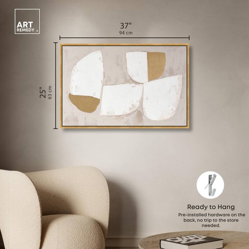 Gilded Cairn III Canvas by Art Remedy