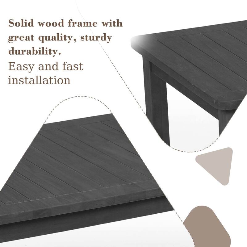 Outdoor Patio Wooden Table