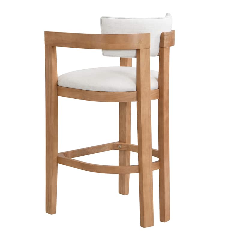 Maribel Upholstered Counter Stools Bar Stools (Set of 2) by Christopher Knight Home