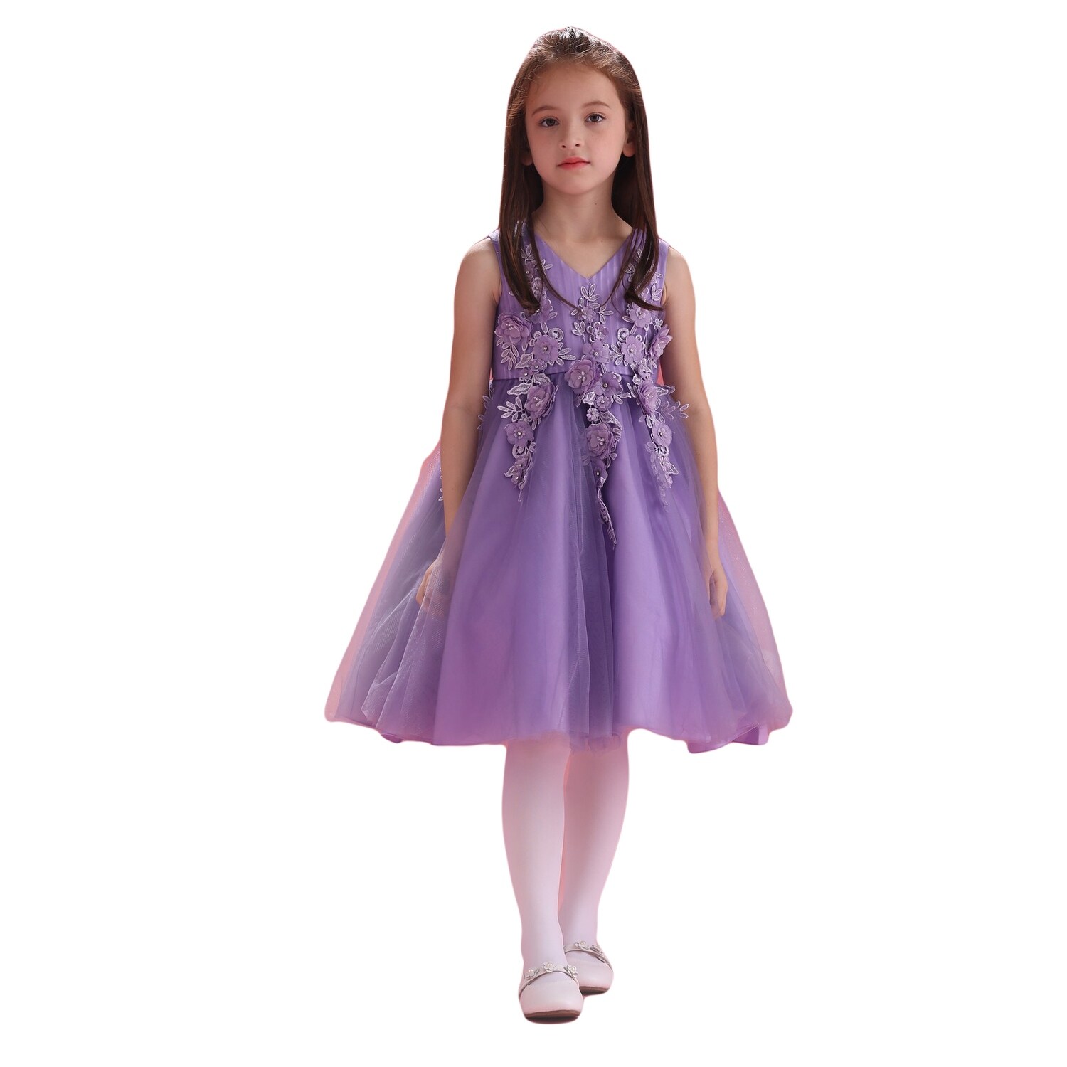 lilac child bridesmaid dresses