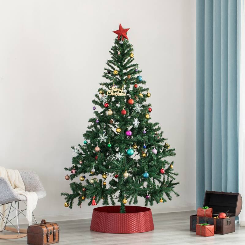 Large Rattan Collar Tree Skirt