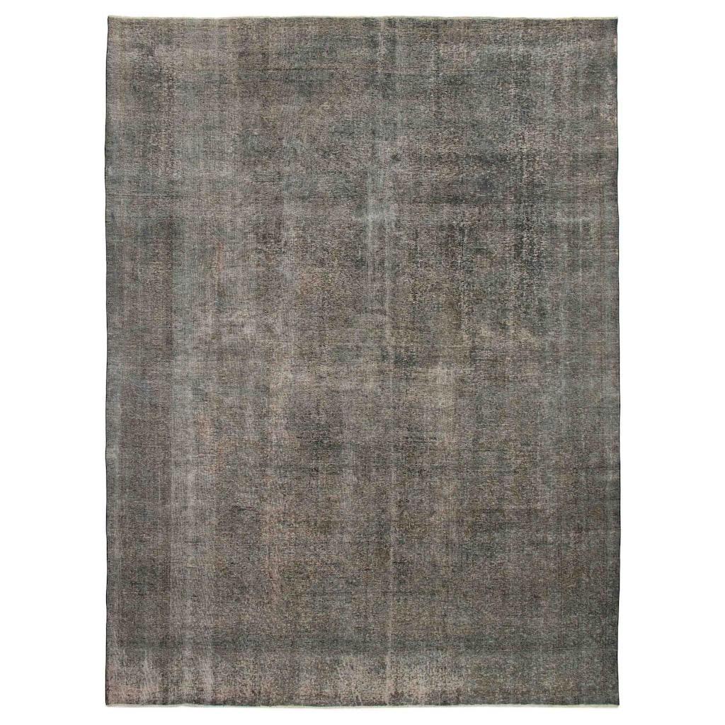 ECARPETGALLERY Hand-knotted Color Transition Dark Teal Wool Rug - 9'3 x 12'7
