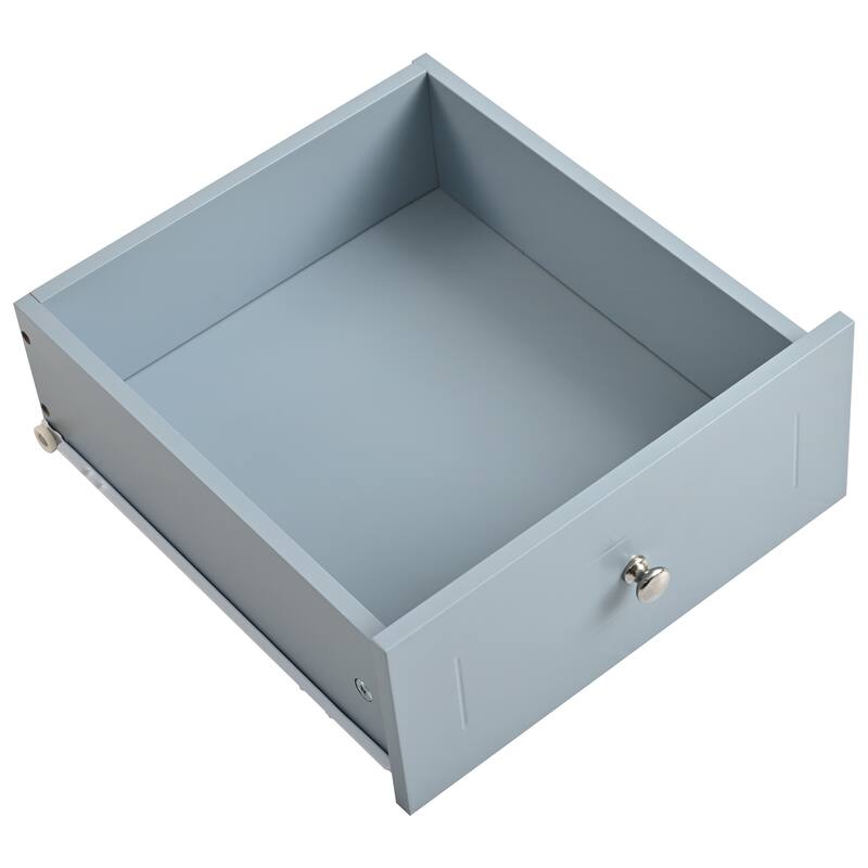 Kitchen Storage Island with Drop Leaf and Power Outlet