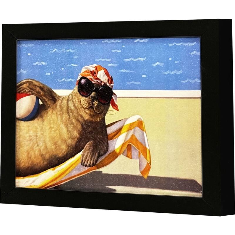 Paragon Bathing Beauty Non-Glass Framed Art