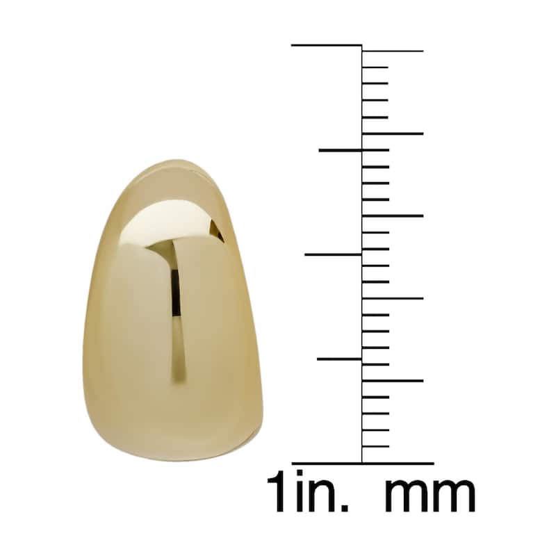 Victoria Townsend Gold Plated Thick Huggie Earring.