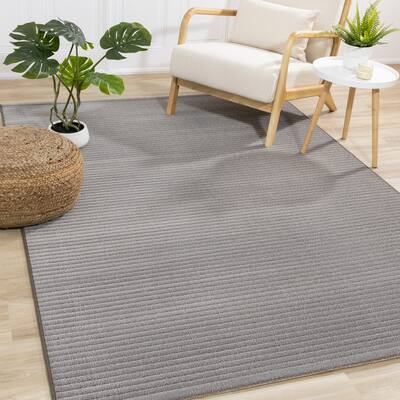 Elizabeth Collection - Grey Banded Rug