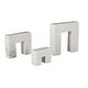 preview thumbnail 4 of 14, White or Black Marble Square Arch Abstract Decorative Sculpture with Varying Sizes (Set of 3)