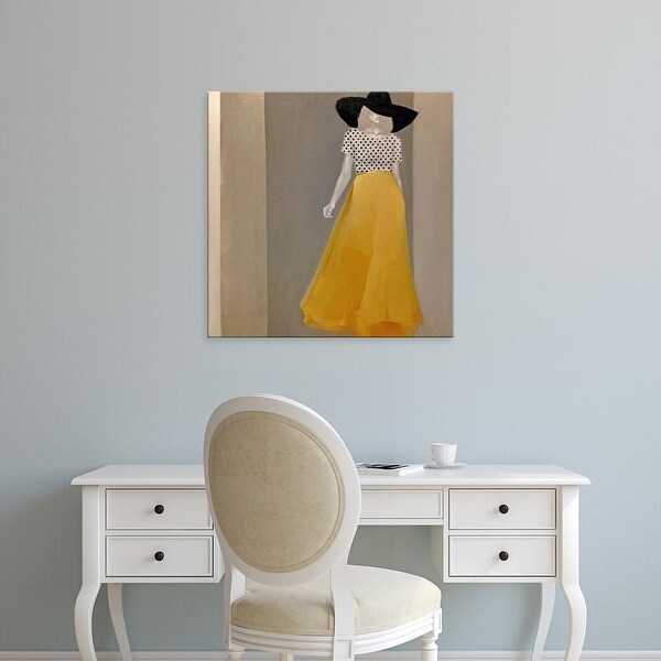 Easy Art Prints Anna Kincaide's 'Walking the Line' Premium Canvas Art