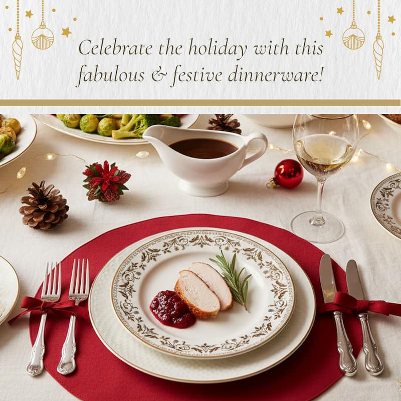 Spode Christmas Tree Gold Salad Plate