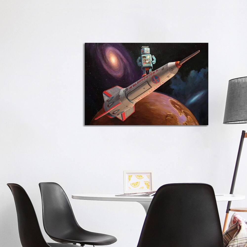 iCanvas "Rocket Surfer" by Eric Joyner Canvas Print
