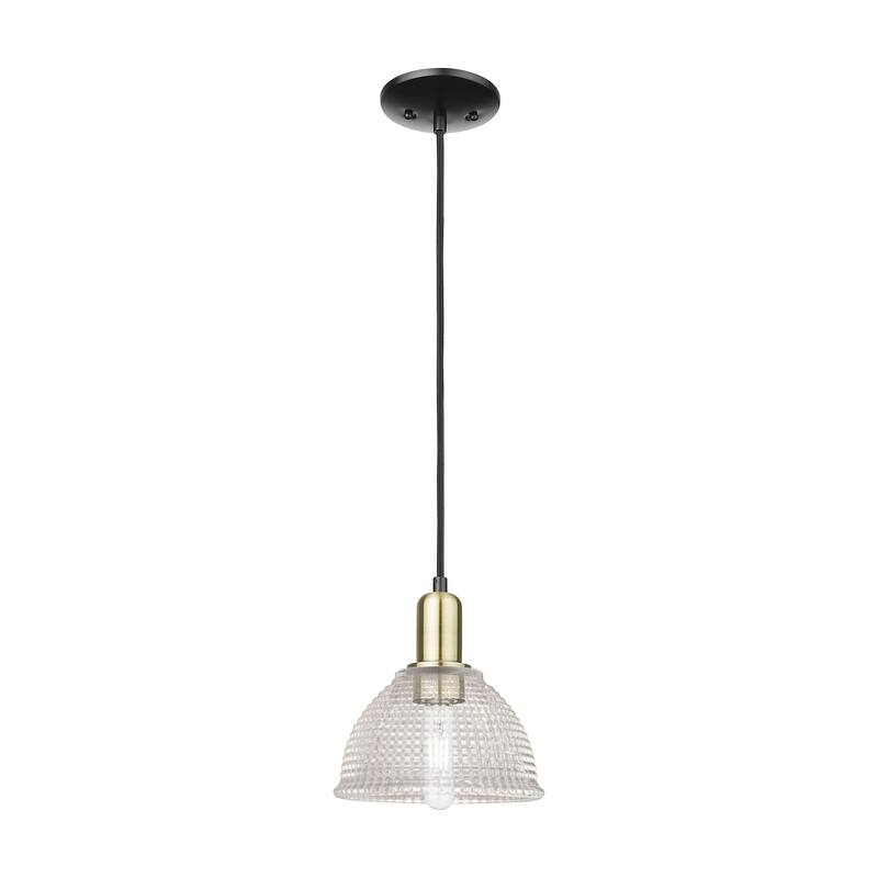 Innovations Lighting Endless Possibilities Arcadia - Arietta - 1 Light 8" Cord Hung Mini Pendant - Black Antique Brass